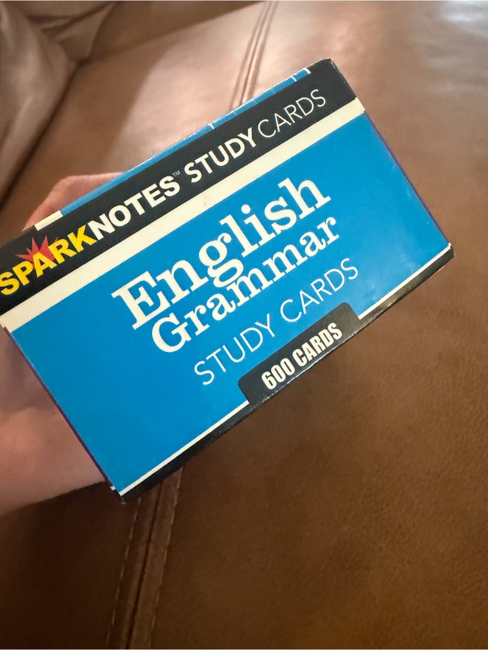 SparkNotes Study Cards for English Grammar